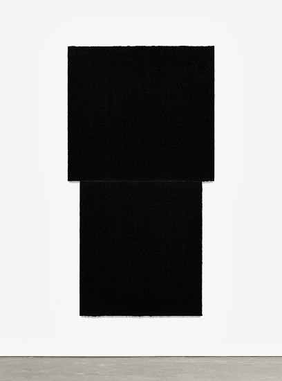 RICHARD SERRA, EQUAL I  Ed. 24
Paintstik and silica on two sheets of handmade paper