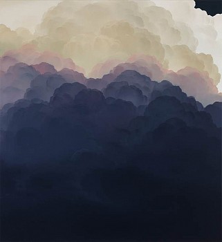 atmosphere no. 93 peanut butter & jelly albers 2018 oil on canvas 52x48