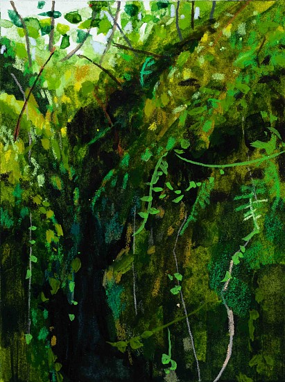 CLAIRE SHERMAN, MOSS
mixed media on paper
