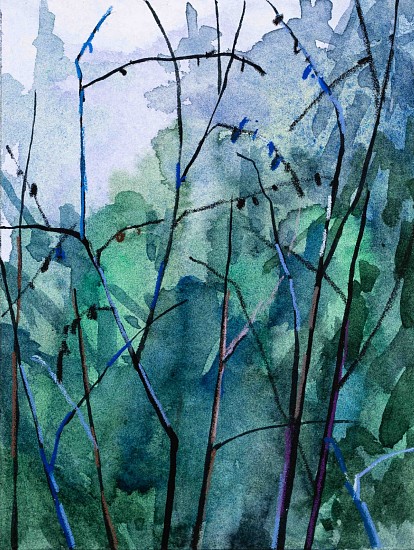 CLAIRE SHERMAN, BRANCHES
mixed media on paper