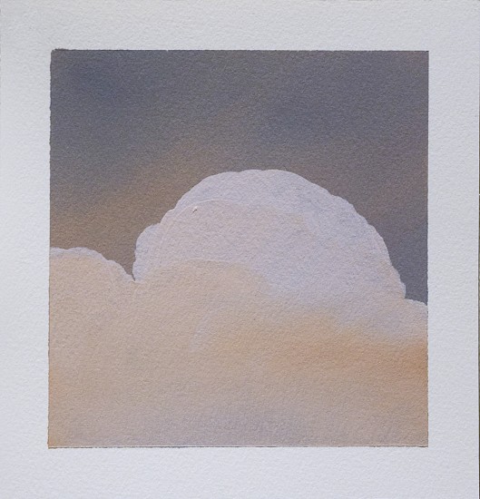IAN FISHER, CLOUD STUDY 3
oil on paper