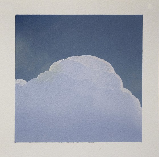 IAN FISHER, CLOUD STUDY 1
oil on paper