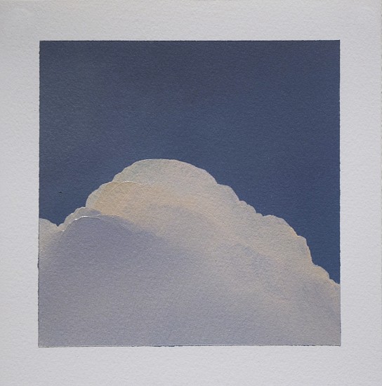 IAN FISHER, CLOUD STUDY 4
oil on paper