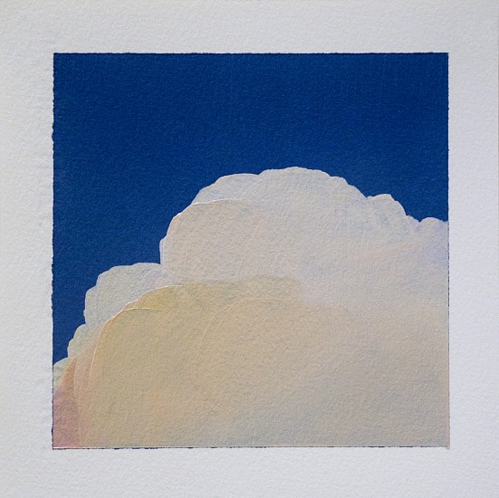 IAN FISHER, CLOUD STUDY 5
oil on paper