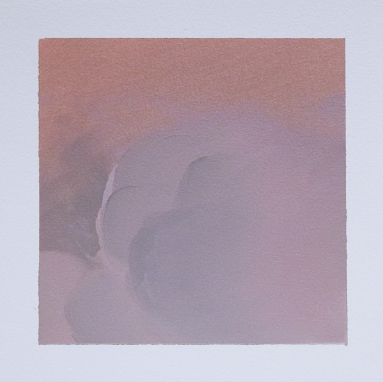 IAN FISHER, CLOUD STUDY 7
oil on paper
