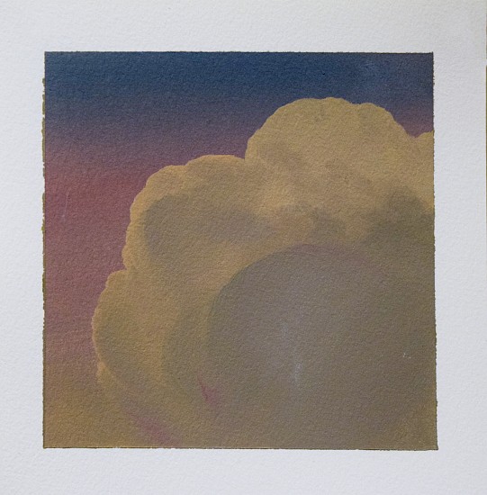 IAN FISHER, CLOUD STUDY 14
oil on paper