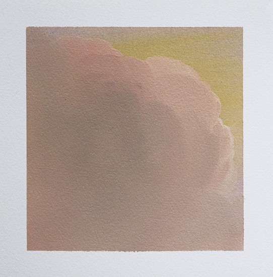 IAN FISHER, CLOUD STUDY 15
oil on paper