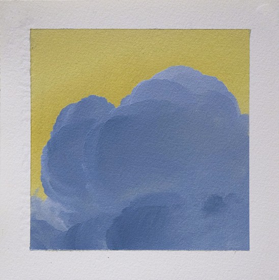 IAN FISHER, CLOUD STUDY 16
oil on paper