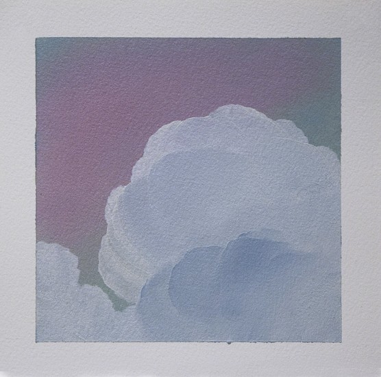 IAN FISHER, CLOUD STUDY 17
oil on paper