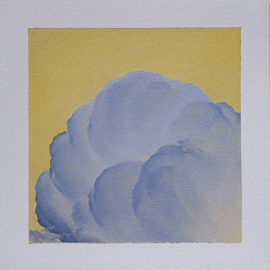 IAN FISHER, CLOUD STUDY 18
oil on paper