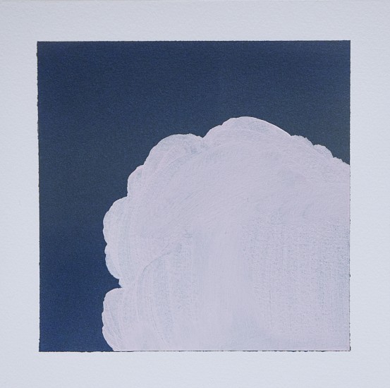 IAN FISHER, CLOUD STUDY 10
oil on paper