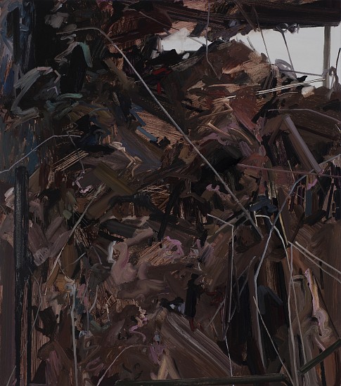 CLAIRE SHERMAN, DIRT AND TWIGS
oil on canvas