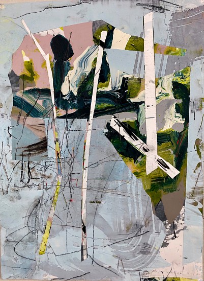 AUDREY TULIMIERO WELCH, BOOK OF TWO WAYS 6<br />
<br />
acrylic on paper