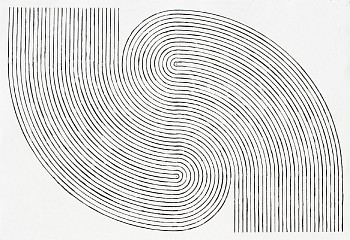 a. optical drawing#17 graphite on paper 30x44