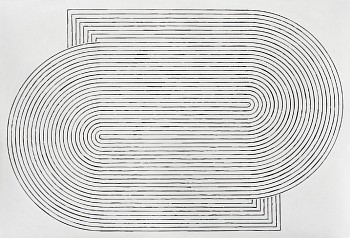 b. optical drawing#19 graphite on paper 30x44