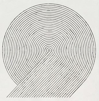 g. optical drawing#40 graphite on paper 30x30