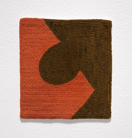 ALTOON SULTAN, RED/BROWN GROUND
hand-dyed wool on linen