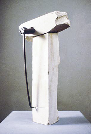 CARL REED, Cloister Series #1
limestone and steel sculpture