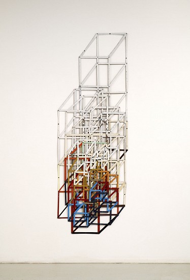 TED LARSEN, JUNGLE GYM
salvage steel with rivets