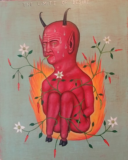 FRED STONEHOUSE, LIMITS OF DESIRE
acrylic on wood