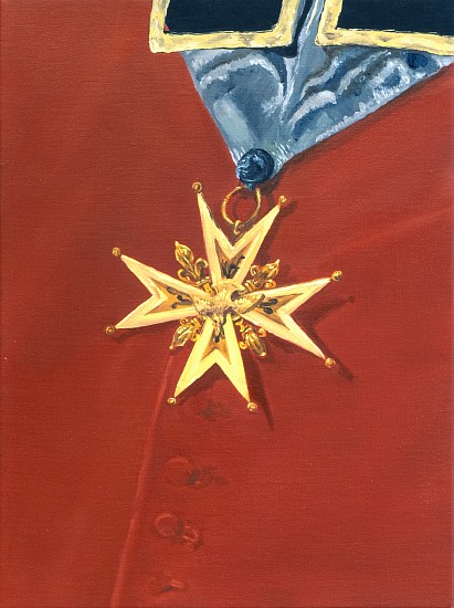 DERRICK VELASQUEZ, COAT OF ARMS 2
oil on linen