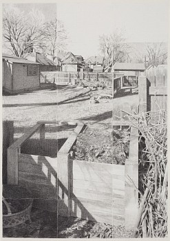 frank zoey. the view into natalie s yard 2024 pencil on paper 36x26.jpeg