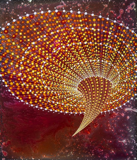 BARBARA TAKENAGA, RED FUNNEL II
acrylic on linen