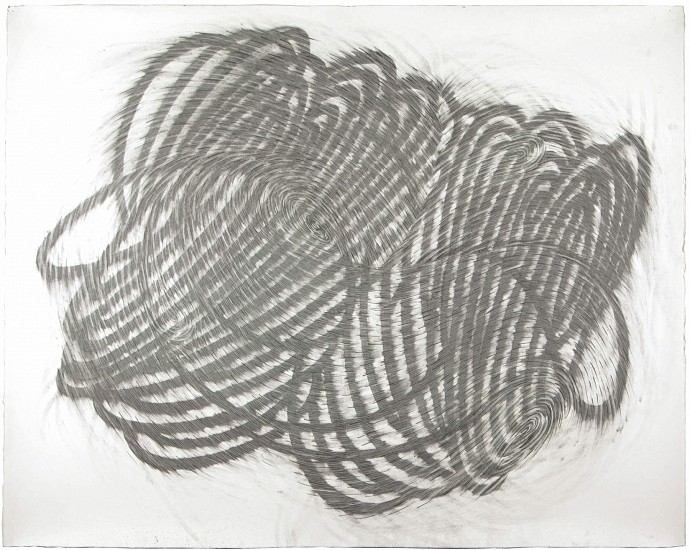 LINDA FLEMING, GREY SINUE
Nu pastel, colored pencil on rag paper