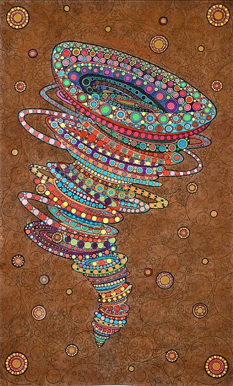 TERRY MAKER, DUST DEVIL
powdered pigment, acrylic and graphite on Evolon paper