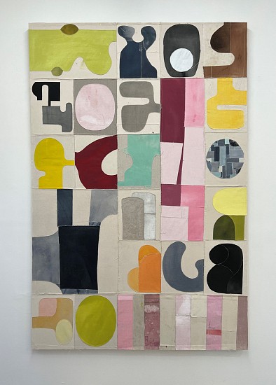JONATHAN PARKER, SC #495
acrylic on canvas and linen, sewn