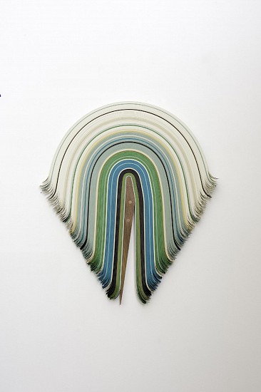 DERRICK VELASQUEZ, UNTITLED 470
vinyl and walnut