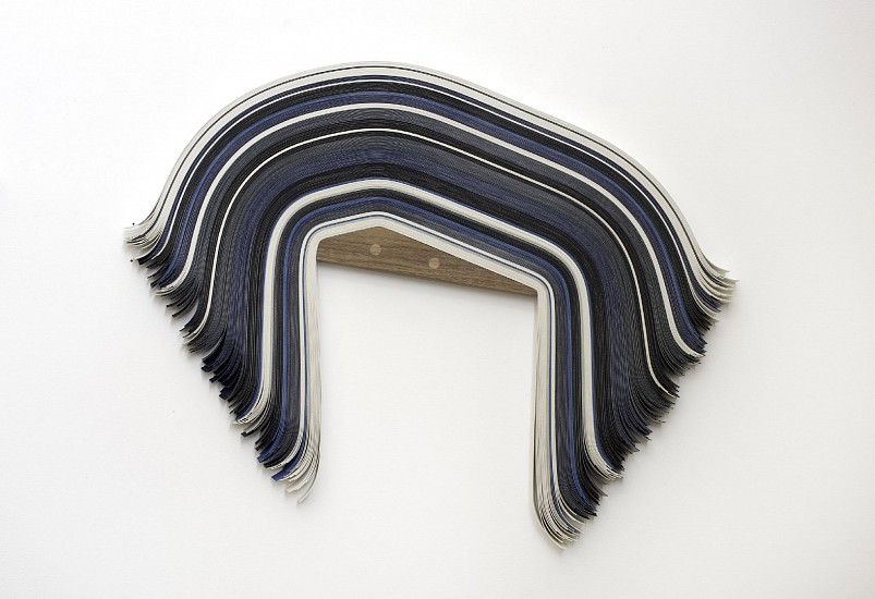 DERRICK VELASQUEZ, UNTITLED 471
vinyl and walnut