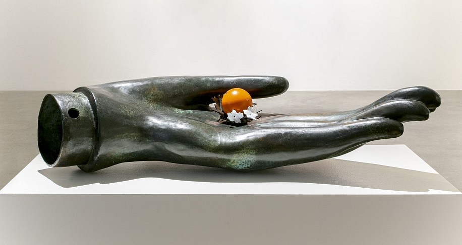 DAVID KIMBALL ANDERSON, FALL
cast bronze, painted steel