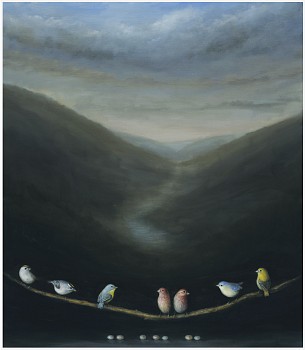landscape sevenbirds 32x28.2025
