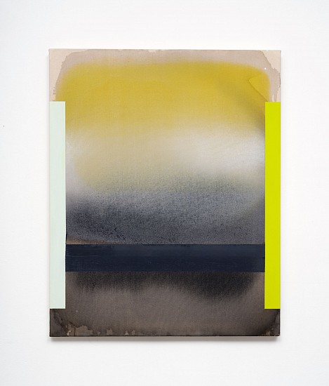 MARCELYN MCNEIL, MIDNIGHT SUN
oil and ink on raw canvas