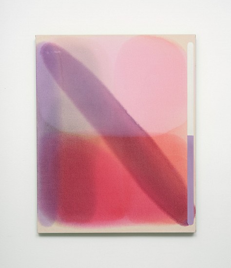 MARCELYN MCNEIL, RED RISER
oil on raw canvas