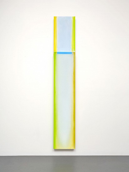 MARCELYN MCNEIL, SKY BLUE STEPPER
oil on canvas, stepped
