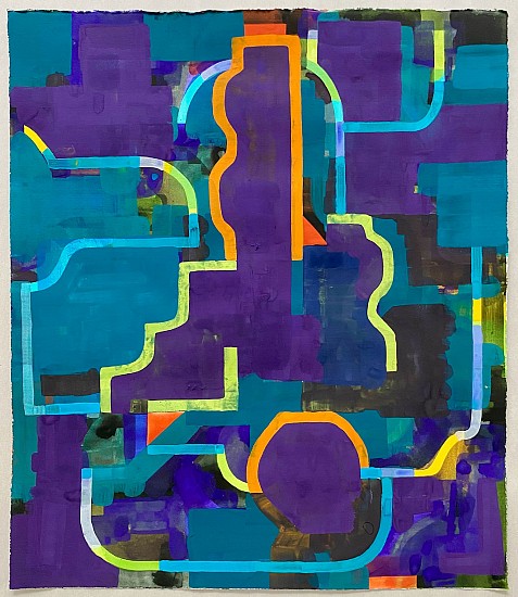 JASON KAROLAK, HEIRLOOM<br />
gouache, ink and acrylic on paper