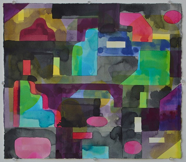 JASON KAROLAK, EIDOLON
gouache, ink and acrylic on paper