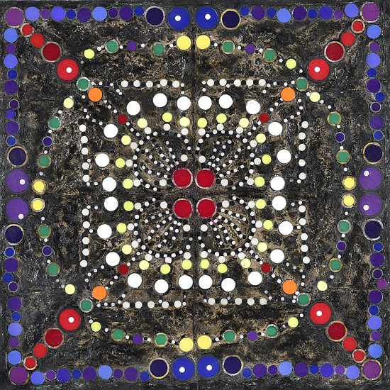 TERRY MAKER, FLUX 2
shredded documents, resin on panel